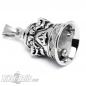 Preview: Detailed Biker-Bell with Asian Dragon Masks and Flames Stainless Steel Ride Bell